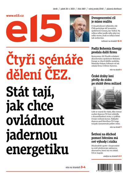 E-magazín E15 - 28.4.2023 - CZECH NEWS CENTER a. s.