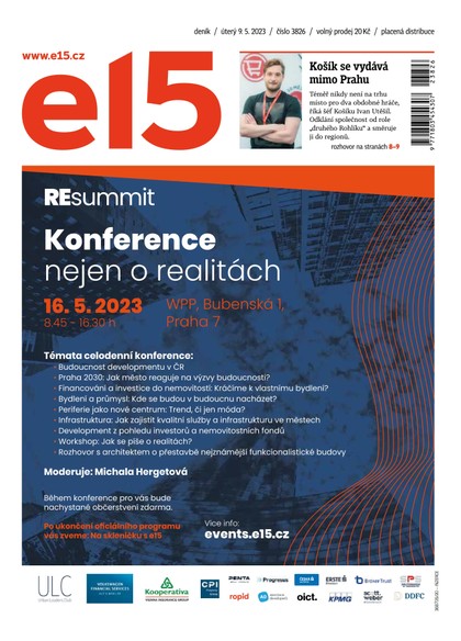 E-magazín E15 - 9.5.2023 - CZECH NEWS CENTER a. s.