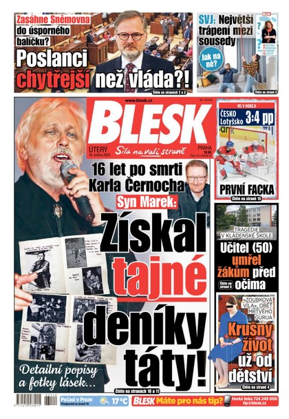 E-magazín Blesk - 16.5.2023 - CZECH NEWS CENTER a. s.