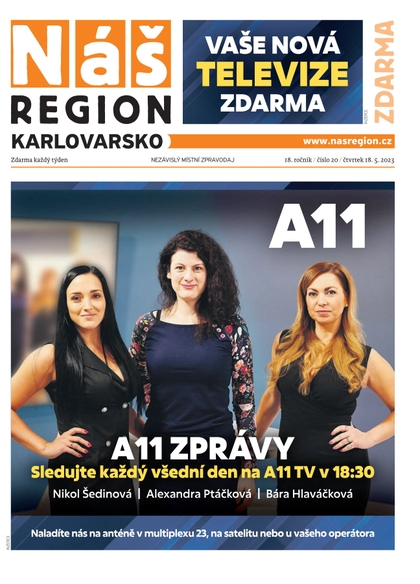 E-magazín Náš Region - Karlovarsko 20/2023 - A 11 s.r.o.