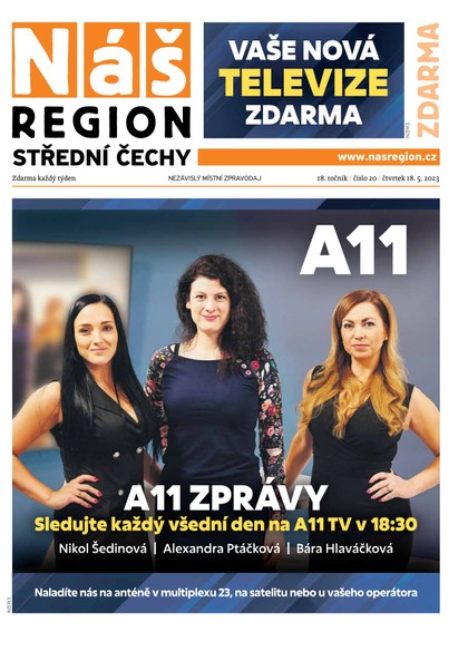 E-magazín Náš Region - Střední Čechy 20/2023 - A 11 s.r.o.