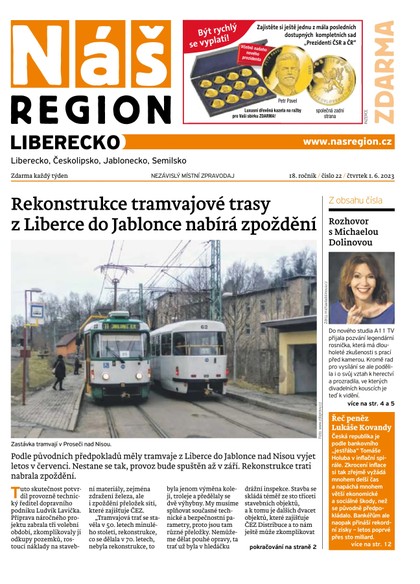 E-magazín Náš Region - Liberecko 22/2023 - A 11 s.r.o.