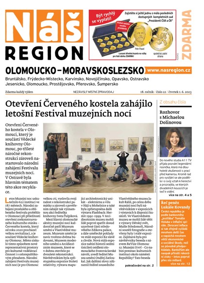 E-magazín Náš Region - Olomoucko/Moravskoslezsko 22/2023 - A 11 s.r.o.