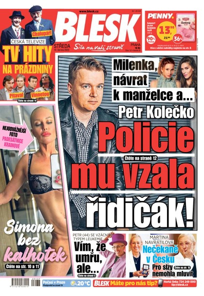 E-magazín Blesk - 14.6.2023 - CZECH NEWS CENTER a. s.