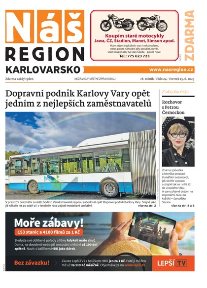 E-magazín Náš Region - Karlovarsko 24/2023 - A 11 s.r.o.