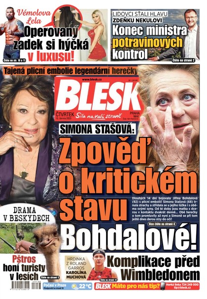 E-magazín Blesk - 15.6.2023 - CZECH NEWS CENTER a. s.