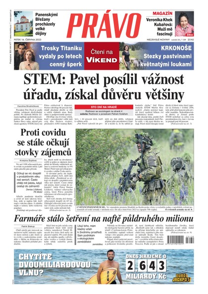 E-magazín Deník Právo - 16.6.2023 - Borgis, a.s.