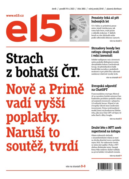 E-magazín E15 - 19.6.2023 - CZECH NEWS CENTER a. s.