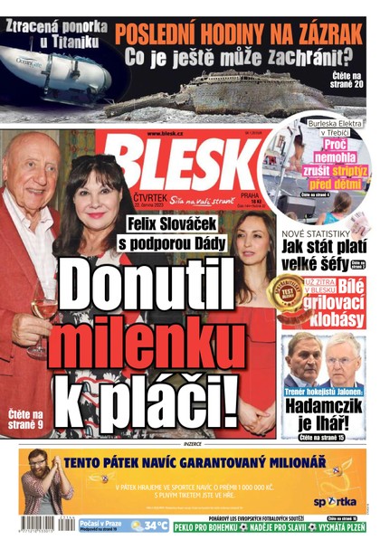 E-magazín Blesk - 22.6.2023 - CZECH NEWS CENTER a. s.