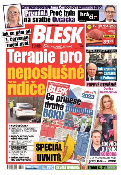 E-magazín Blesk - 26.6.2023 - CZECH NEWS CENTER a. s.