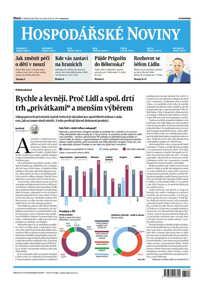 E-magazín HN 123 - 27.06.2023  - Economia, a.s.