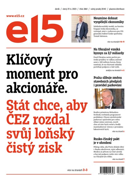 E-magazín E15 - 27.6.2023 - CZECH NEWS CENTER a. s.