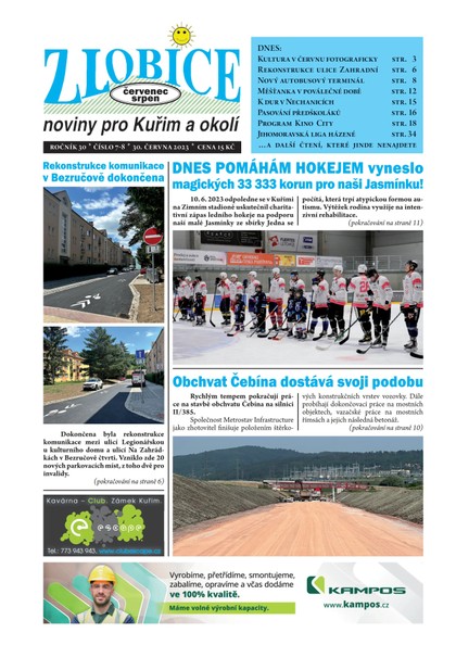 E-magazín Zlobice 7-8/2023 - Noviny Zlobice