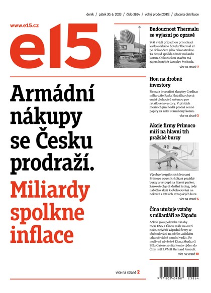 E-magazín E15 - 30.6.2023 - CZECH NEWS CENTER a. s.