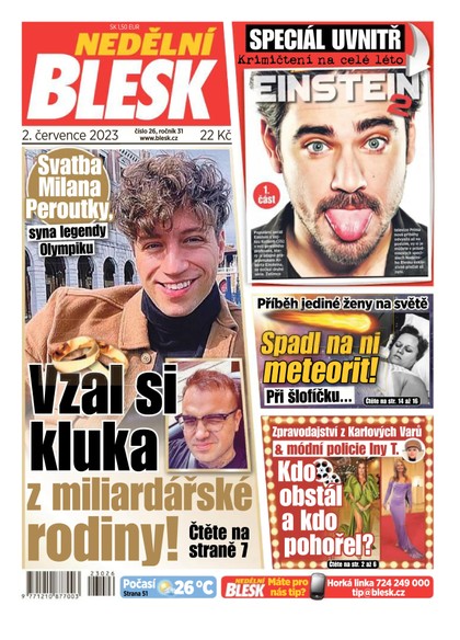 E-magazín Nedělní Blesk - 2.7.2023 - CZECH NEWS CENTER a. s.