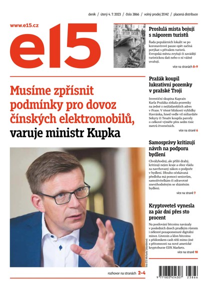 E-magazín E15 - 4.7.2023 - CZECH NEWS CENTER a. s.