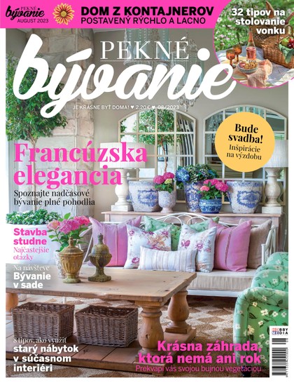 E-magazín Pekné bývanie 2023 08 - Hobby Media