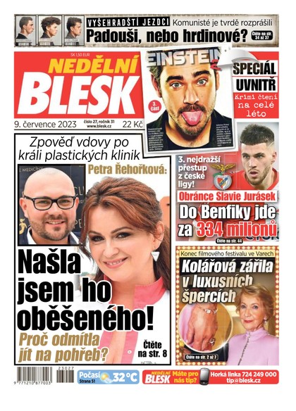 E-magazín Nedělní Blesk - 9.7.2023 - CZECH NEWS CENTER a. s.