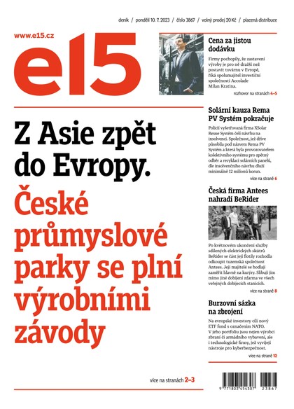 E-magazín E15 - 10.7.2023 - CZECH NEWS CENTER a. s.