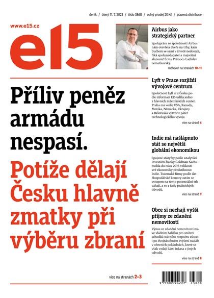 E-magazín E15 - 11.7.2023 - CZECH NEWS CENTER a. s.