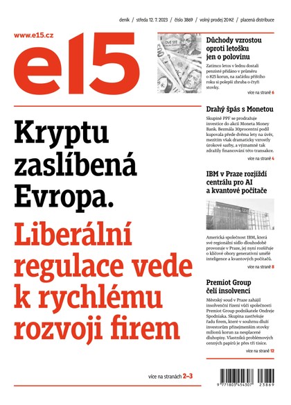 E-magazín E15 - 12.7.2023 - CZECH NEWS CENTER a. s.