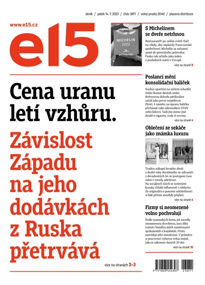 E-magazín E15 - 14.7.2023 - CZECH NEWS CENTER a. s.