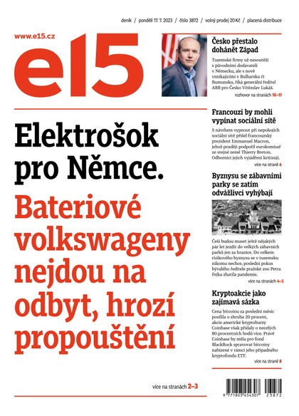 E-magazín E15 - 17.7.2023 - CZECH NEWS CENTER a. s.