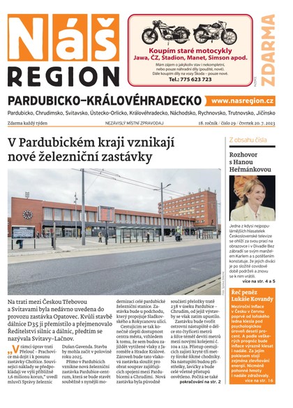 E-magazín Náš Region - Pardubicko/Královéhradecko 29/2023 - A 11 s.r.o.