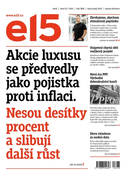 E-magazín E15 - 25.7.2023 - CZECH NEWS CENTER a. s.