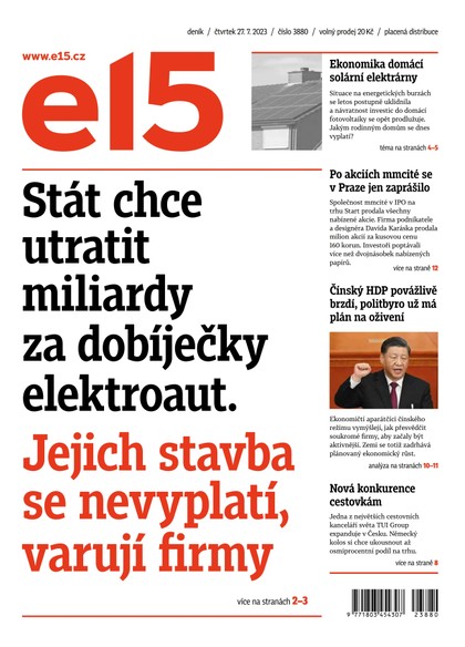 E-magazín E15 - 27.7.2023 - CZECH NEWS CENTER a. s.