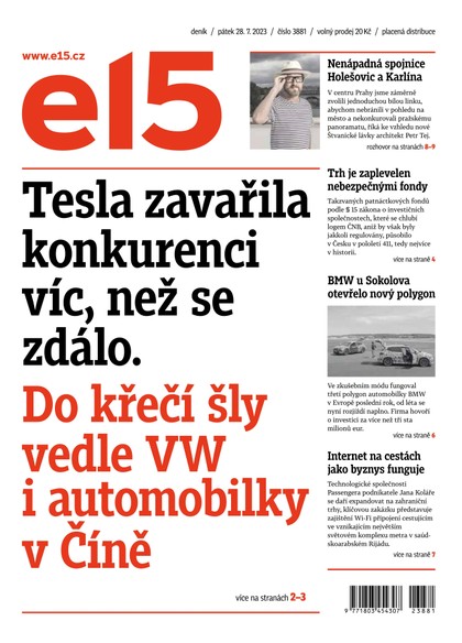 E-magazín E15 - 28.7.2023 - CZECH NEWS CENTER a. s.