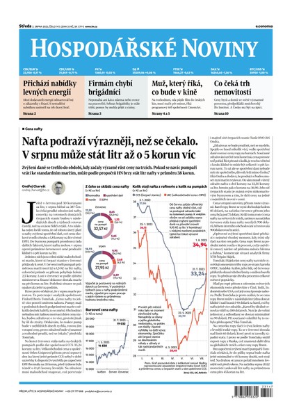 E-magazín HN 147 - 02.08.2023  - Economia, a.s.