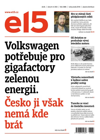 E-magazín E15 - 8.8.2023 - CZECH NEWS CENTER a. s.