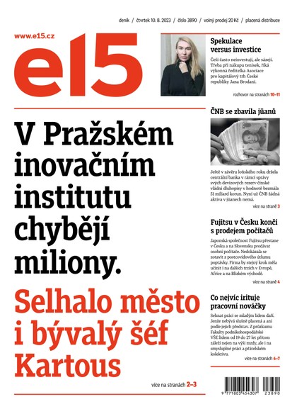 E-magazín E15 - 10.8.2023 - CZECH NEWS CENTER a. s.