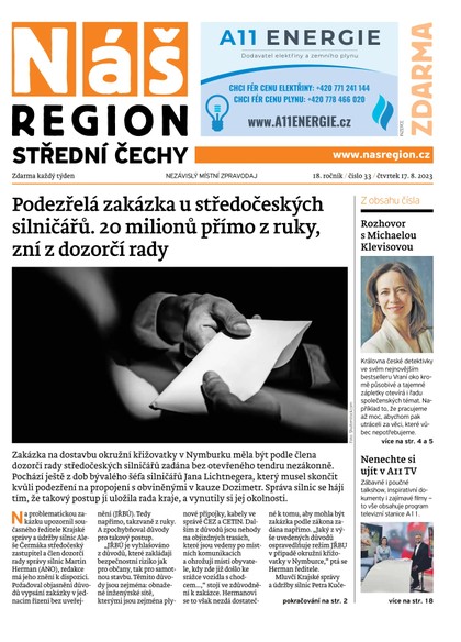 E-magazín Náš Region - Střední Čechy 33/2023 - A 11 s.r.o.