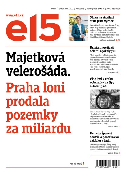 E-magazín E15 - 17.8.2023 - CZECH NEWS CENTER a. s.