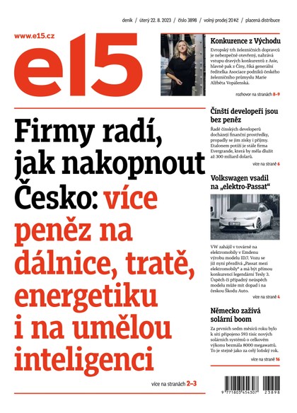 E-magazín E15 - 22.8.2023 - CZECH NEWS CENTER a. s.