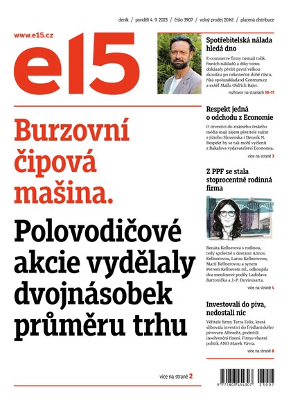 E-magazín E15 - 4.9.2023 - CZECH NEWS CENTER a. s.