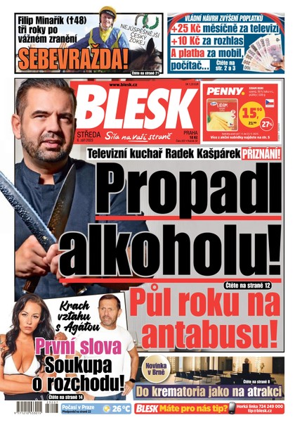 E-magazín Blesk - 6.9.2023 - CZECH NEWS CENTER a. s.