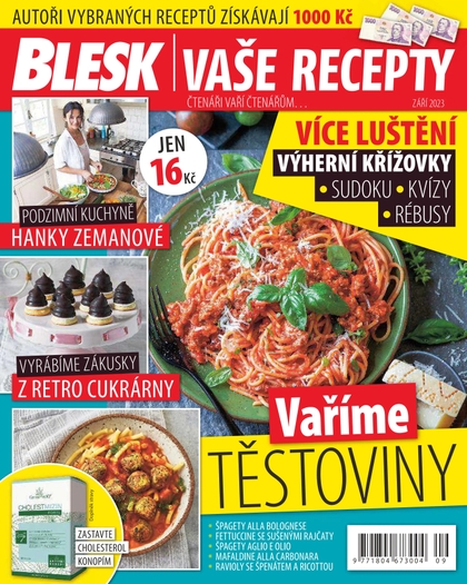 E-magazín Blesk vaše recepty - 9/2023 - CZECH NEWS CENTER a. s.
