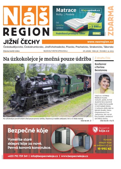 E-magazín Náš Region - Jižní Čechy 36/2023 - A 11 s.r.o.