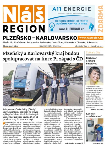 E-magazín Náš Region - Plzeňsko 36/2023 - A 11 s.r.o.