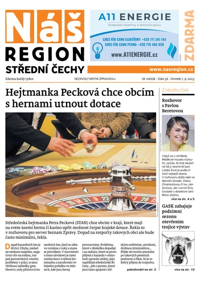 E-magazín Náš Region - Střední Čechy 36/2023 - A 11 s.r.o.