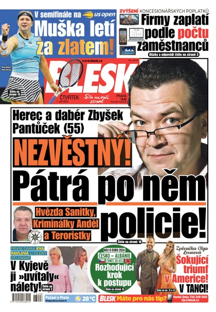 E-magazín Blesk - 7.9.2023 - CZECH NEWS CENTER a. s.