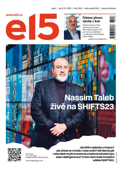 E-magazín E15 - 19.9.2023 - CZECH NEWS CENTER a. s.