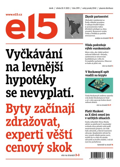 E-magazín E15 - 20.9.2023 - CZECH NEWS CENTER a. s.