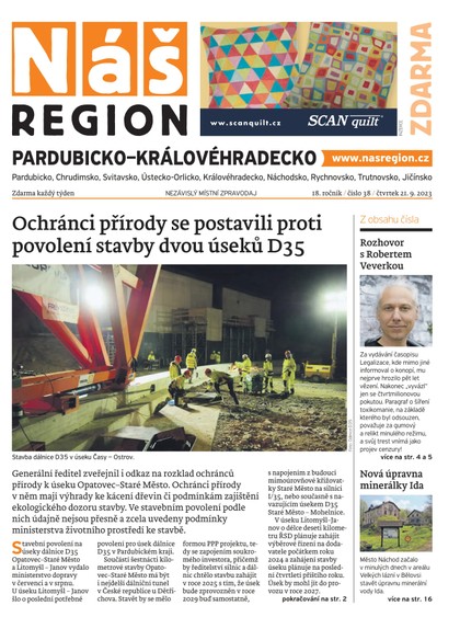 E-magazín Náš Region - Pardubicko/Královéhradecko 38/2023 - A 11 s.r.o.