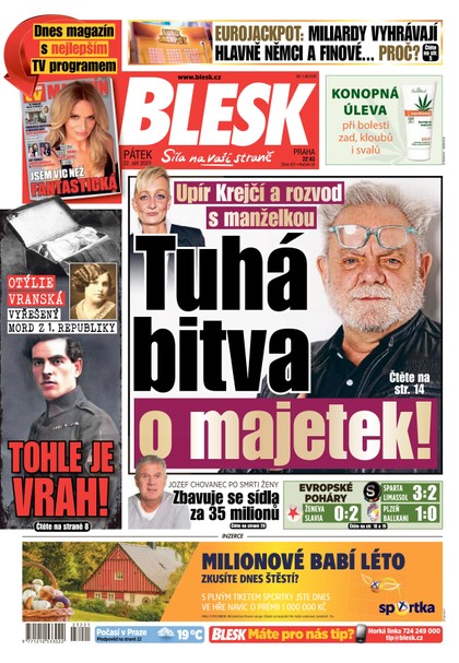 E-magazín Blesk - 22.9.2023 - CZECH NEWS CENTER a. s.