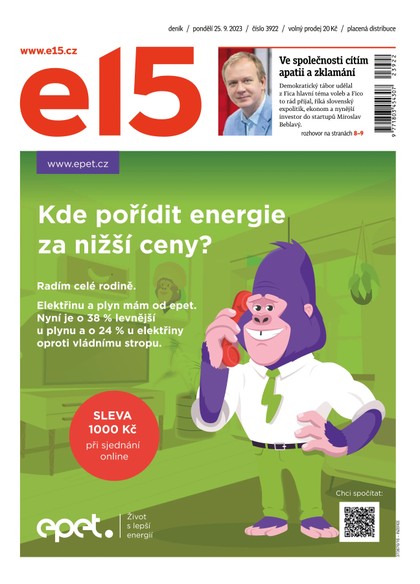 E-magazín E15 - 25.9.2023 - CZECH NEWS CENTER a. s.