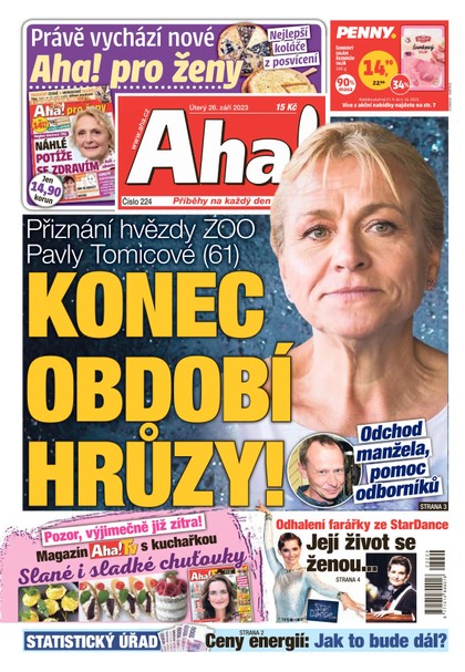 E-magazín AHA! - 26.9.2023 - CZECH NEWS CENTER a. s.